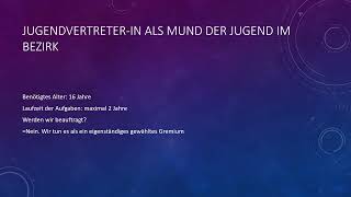 Präsentation zum Video Jugendvertretung [upl. by Oirazan]