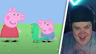 YouTube Kacke Sausia ist ein Kek  Peppa Wutz  REAKTION [upl. by Aicilaana]