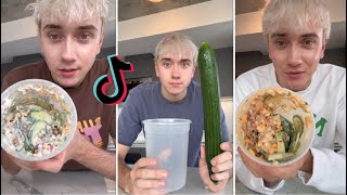 Logans Cucumber Salad Recipes  Tik Tok Compilation [upl. by Nnasor]