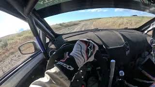 Powerstage Win Ford Fiesta ST rally car  Oregon Trail Rally 2024  SS18  Starveout [upl. by Einnahc115]