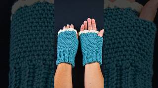 Crochet Fingerless Gloves easily Miarti🧶 [upl. by Alurta]