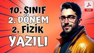 10Sınıf fizik 2Dönem 2yazılı Soruları  Tüm Senaryolarla Prova Yazılı  10Sınıf Fizik 2024 [upl. by Bj]