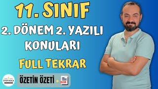 11 SINIF TÜRK DİLİ VE EDEBİYATI 2 DÖNEM 2 YAZILI KONULARI FULL TEKRAR [upl. by Alekram]