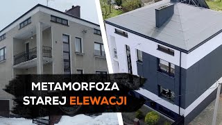 Metamorfoza domu kostki według projektu elewacji  Elewacje Marzeń [upl. by Kynthia]