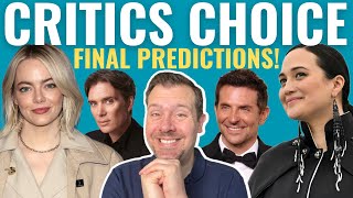 Final Critics Choice Awards Predictions 2024 [upl. by Aniarrol241]