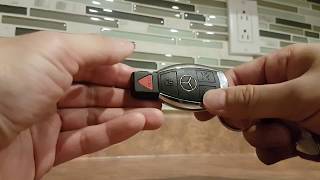 Mercedes Benz Key Fob Battery Replacement CR2025 GLA [upl. by Meeki]