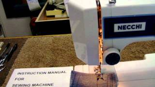 Necchi 3215 Sewing Machine Demonstration [upl. by Forelli]