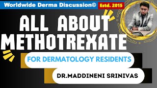 MTX METHOTREXATE in Dermatology  Mechanism of Action  Sideeffects  Dr Maddineni Srinivas  DrMSD [upl. by Parks]