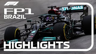 FP1 Highlights  2021 Brazilian Grand Prix [upl. by Oznecniv]