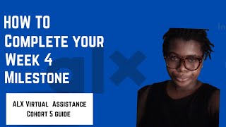 ALX Virtual Assistance Cohort 5 Week 4 Milestone Guide  Google Slides Travel Plan amp Project Organi [upl. by Chrystel]