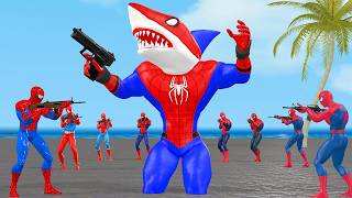 Siêu nhân nhện🔴Spider Man Best Attacks dinosaur t rex Spider Rescue spider man From Joker vs venom 3 [upl. by Kylah]