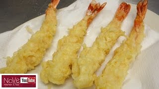 How To Stretch Shrimp For Tempura  How To Make Sushi Series [upl. by Erapsag]