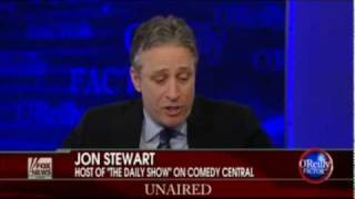 OReilly Interview w Jon Stewart aired and unaired [upl. by Ierdna]