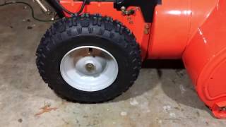 How To Remove Your Airens Snowblower Wheel and Reseat The Axle Shaft [upl. by Gokey962]