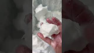 Ice Eating  Fluffy Ice Chunk Soft Crunches  Eating From Fresh Humidifier Powdery Ice ASMR  얼음을 먹고 [upl. by Ylrad]