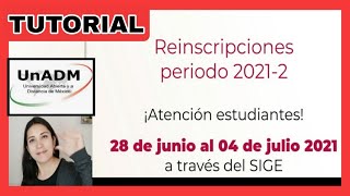 CÓMO REINSCRIBIRME EN LA UNADM 2021 TUTORIAL PASO A PASO [upl. by Oad]