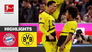 Adeyemi amp Ryerson Secure Win In TopMatch  FC BayernBorussia Dortmund 02  Highlights  MD 27 [upl. by Aicilec398]