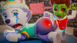 Paw Patrol Ultimate Rescue  Ryder Turn Into Zombie  Please Dont Hurt Pregnant Everest [upl. by Liliane]