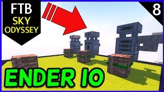 FTB Sky Odyssey Ender IO SetUp  Quests Ep8 [upl. by Birdella]