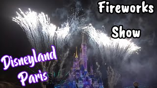 FIREWORKS SHOW Disneyland Paris [upl. by Nahshun188]