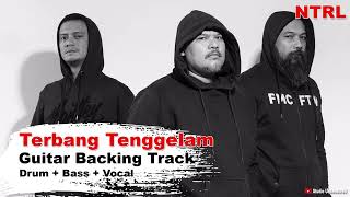 NTRL  Terbang Tenggelam  HQ Guitar Backing Track [upl. by Dewie]