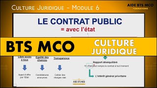 AIDE BTS MCO  Les contrats publics  3 principes  CULTURE JURIDIQUE BTS [upl. by Lettie]