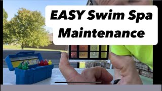 Simple Swim Spa amp Hot Tub Maintenance  MasterSpa 15D [upl. by Maharg]