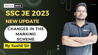 SSC JE 2023  Negative Marking Schemes Changed  Mechanical Engineering  Civil Engineering [upl. by Vial487]