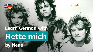 Nena  Rette mich Lyrics  Liedtext English amp German [upl. by Salangi]