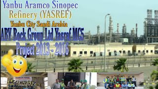 Yanbu Aramco Sinopec RefineryYASREF  ABV Rock Group Ltd MC5 Project [upl. by Hplar]