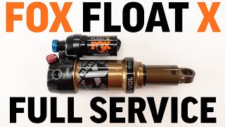 2022 FOX Factory FLOAT X 50 amp 125 hour damper Service guide for Beginners Easier than you think 👍 [upl. by Allets]