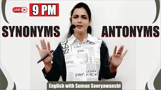 Synonyms and Antonyms  Best method to learn Vocabulary  Vocabulary Booster  with SUMAN MAAM [upl. by Okier600]