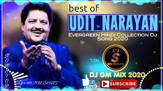 Dj Gm mixudit Narayan special Romantic nonstop song 2020old hindi romantic nonstop song dj [upl. by Nykal]