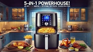 CHEFMAN Multifunctional Digital Air Fryer Rotisserie Dehydrator amp Convection Oven [upl. by Kleon]