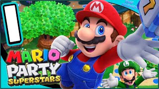 Mario Party Superstars Full Walkthrough Part 1 Yoshis Tropical Island Nintendo Switch [upl. by Mcknight]