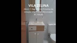 Apartamento para locação com 1 dormitório na região da Vila Prudente [upl. by Idnak323]