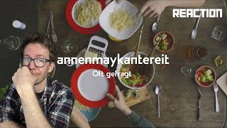 Oft Gefragt  AnnenMayKantereit Official Video Reaction [upl. by Gnaoh]