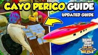 UPDATED GTA 5 Online Cayo Perico Heist SOLO ELITE GOLD Guide BEST LOOT 100 METHOD [upl. by Auahsoj]