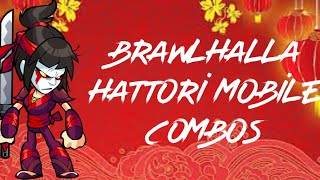 Brawlhalla mobile Hattori easy combos [upl. by Johnson]