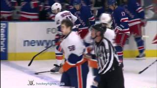 Jesse Joensuu vs Ryan Callahan Dec 3 2010 [upl. by Reffotsirhc]