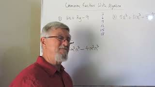 Factorising 04 Common Factors More Cases Harder test revision [upl. by Naivaf446]