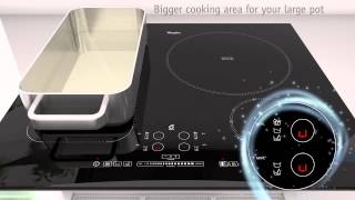 Whirlpool 6TH SENSE FlexiCook Induction Hob ENG [upl. by Ellga587]