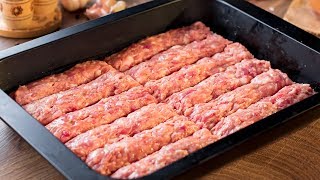 Saucisses sans boyaux grillées faites maison – la recette étape par étape   SavoureuxTV [upl. by Morven]