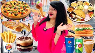 Living in a Mall for 24 Hours Challenge  Gwalior Food Challenge [upl. by Enitsirt600]