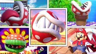 Piranha Plants Various Funny Animations in Smash Bros Ultimate Sleeping Dizzy Swimming amp More [upl. by Eizeerb]