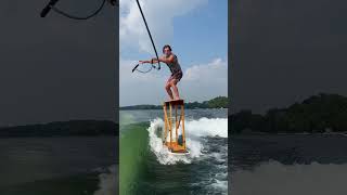 Stilt wakesurf board built on the Swell Longboard [upl. by Yvad]