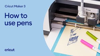 How to Use Pens with Cricut Maker  Cricut Maker  Cricut™ [upl. by Brey644]