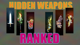 HADES hidden weapons RANKED personal oppinion [upl. by Gaelan]