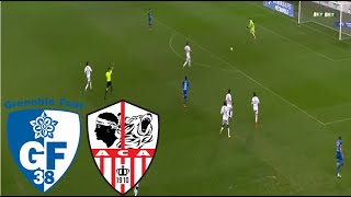 AC Ajaccio 20 Grenoble Résumé du match  Ligue 2  20242025 [upl. by Wycoff]