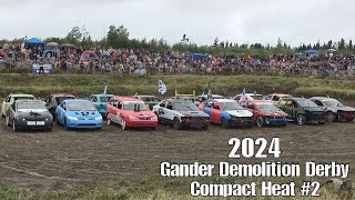 2024 Gander Demolition Derby  Compact Heat 2 [upl. by Landri]